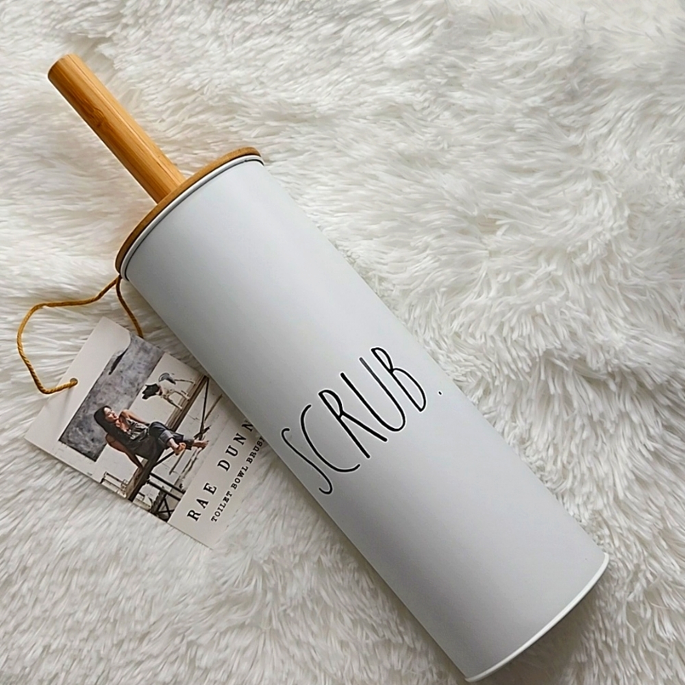 NWT Rae Dunn by Enchanté Toilet Bowl Brush " SCRUB ".